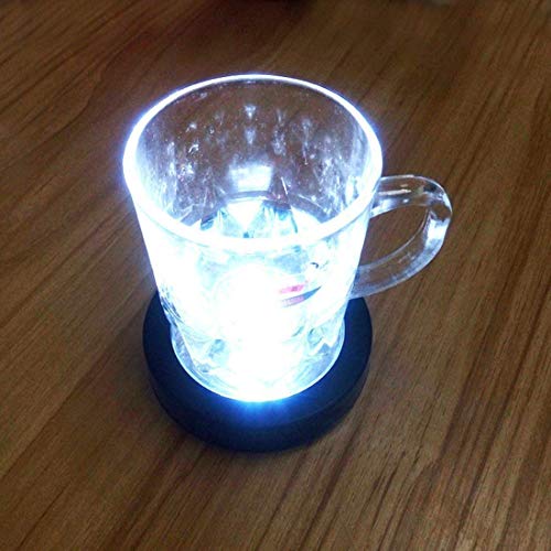 Aibote Led-onderzetter voor drankjes, lichtgevende wijnchampagne, cocktailglas, bekerhouder voor partyclubs, bars… - Afbeelding 8