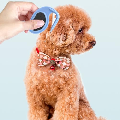 Pet Dematting Combs Knotting Comb - 2 Pack Knotting Comb Pet Grooming Accessories Pet Massage Dog Shedding Brush, Tpr Loose Epilator, Shedding Brush Dog Hair (Orange+Blue) - Image 6