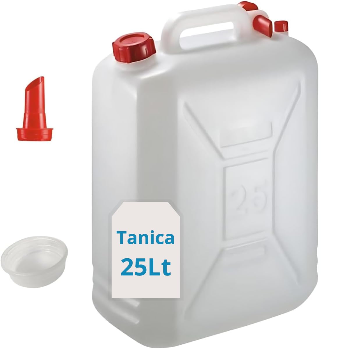 Tomaino Jerrican eau et aliments en plastique, PEHD