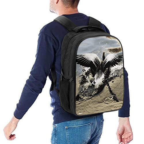 Mochila de moda transpirable de aves con relieve visual para uso diario 5