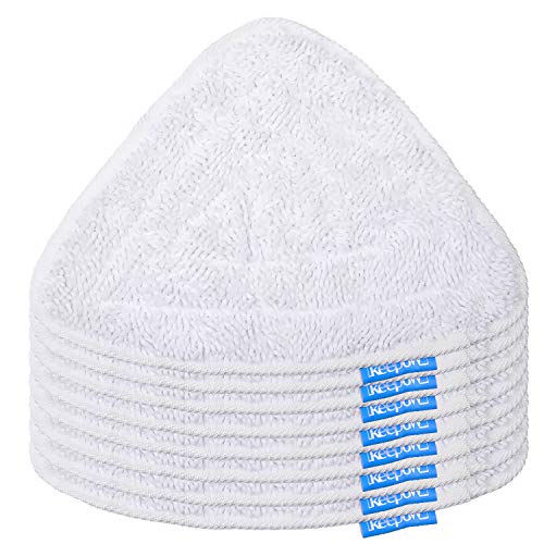 8 Ersatzbezug Steam Mop Pads für Vileda 100 Hot Spray Mop, Familienpackung, Weiß