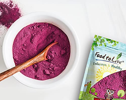 Food to Live - Organic Freeze-Dried Red Dragon Fruit Powder, 4 Ounces – Non-GMO, Raw Pitahaya, Pitaya Vegan Superfood, Bulk, Non-Irradiated, Great for Drinks - Image 5