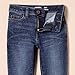 Amazon Essentials Boys' Slim Fit Stretch Denim Straight Leg Jeans, Dark Wash, 8