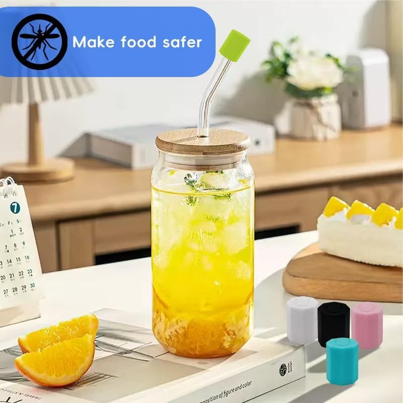 Magnetic Straw Cover, Spill Proof Leakproof Straw Topper for BruMate/Resa,Drinkware Accessory 2 pack (Pink) image 4