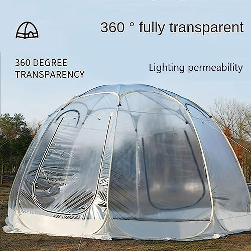Pop Up Bubble Iglu Kuppel – Transparenter Outdoor Pavillon Für 3–6 Personen, Garten & Camping
