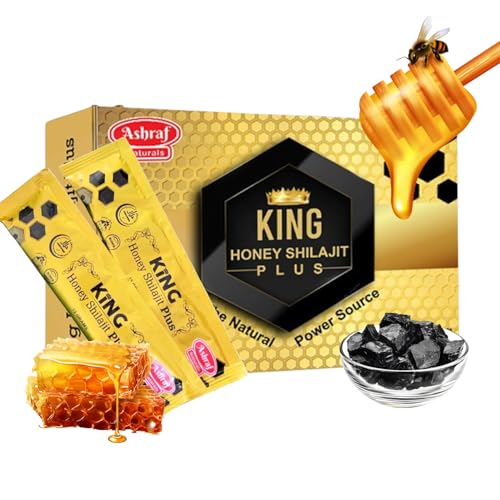 Generic King Honey Shilajit Plus-All Natural Ingredients- 15 Count Pack, 15gm Each For Holistic Wellness And Natural Power Source