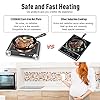 CUSIMAX Hot Plate Electric Burner Single Burner Cast Iron hot plates for cooking Portable Burner with Adjustable Temperature Control Stainless Steel Non-Slip Rubber Feet, Upgraded Version - Image 4
