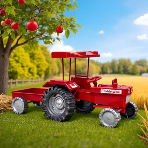 Image of Tractor Toy | Tractor Toys with Trolley | Tractor Truck Toys for Kids Big Size | Farm Truck Toy for Kids :- Color:- Multicolor