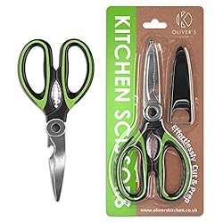 ✂️ 𝗡𝗢 𝗠𝗢𝗥𝗘 𝗗𝗨𝗟𝗟 𝗠𝗢𝗠𝗘𝗡𝗧𝗦! Cutting made easy: With super sharp blades, our scissors will cut through most foods (and more) with ease: Easy to hold & grip with comfortable handle, the only thing more cutting in your kitchen is if Gordon Ramsey pops in 🧰...