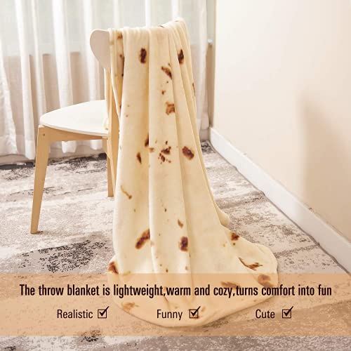 Annwer Burritos Burrito Tortilla Blanket 180 cm