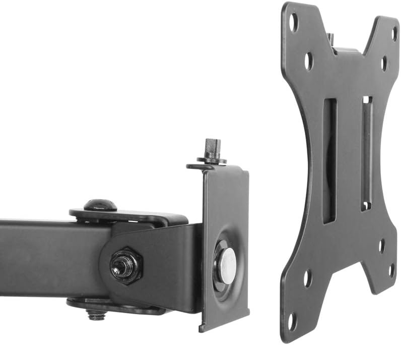 Newstar FPMA-D550DDBLACK Full Motion Dual Desk Stand for Two 10-32" Monitor Screens, Height Adjustable - Black