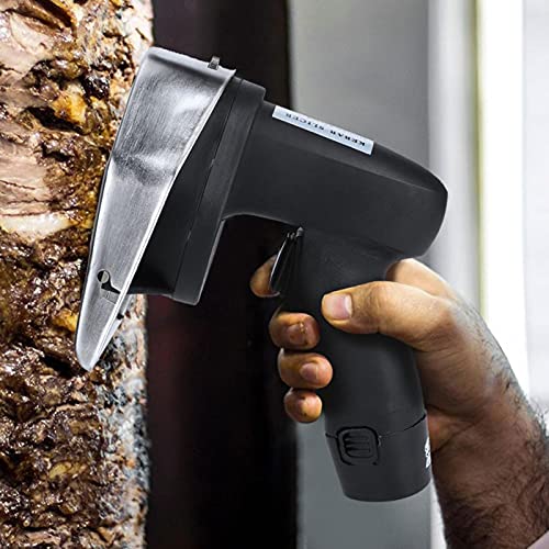 Cortadora eléctrica inalámbrica para carne y kebab miniatura 6