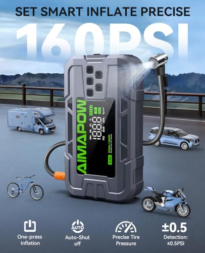 8000A Car Jump Starter with 160PSI
