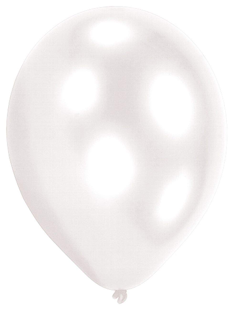 Amscan 9904918 25 White Latex Balloons