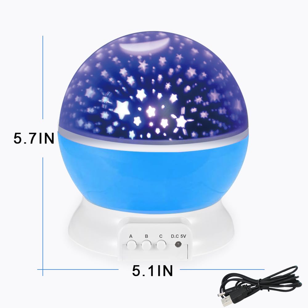Il proiettore Starry Sky è adatto per ragazze dai 2 ai 9 anni, giocattoli per ragazzi di età compresa tra 1 e 10 anni, regali per ragazze dai 3 agli 8 anni, scatole regalo di compleanno per