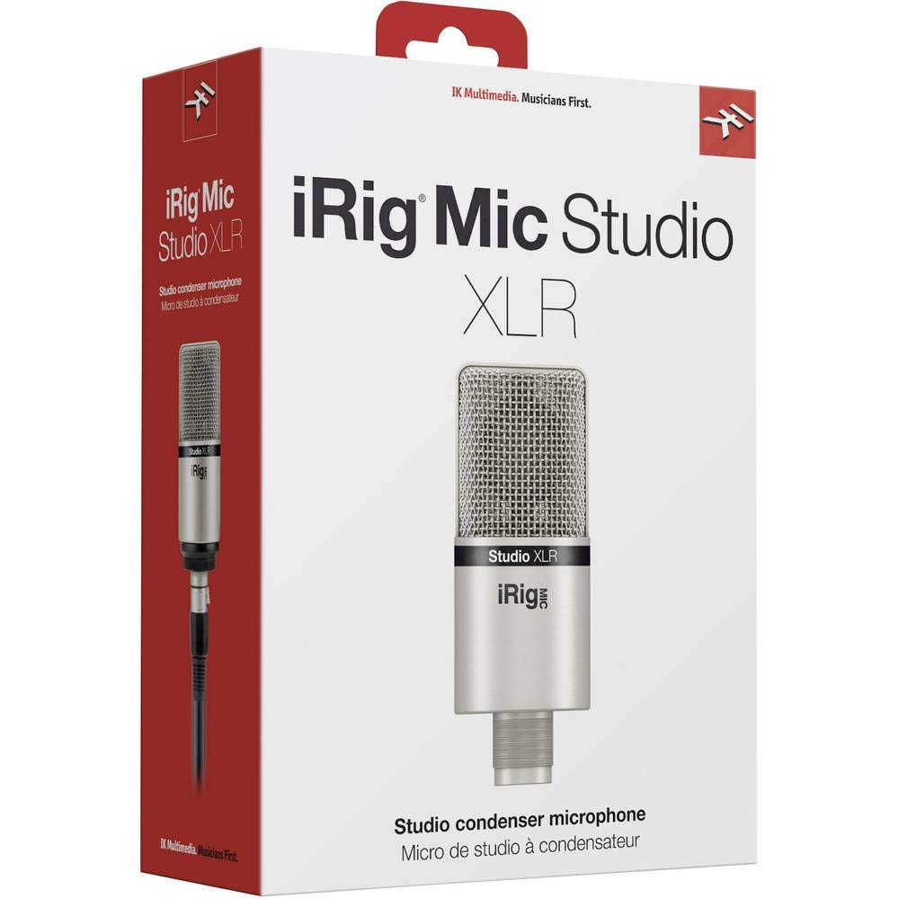 IK Multimedia iRig Mic Studio XLR Studiomikrofon Uebertragungsart (Details):Kabelgebunden inkl. Kab, 161668