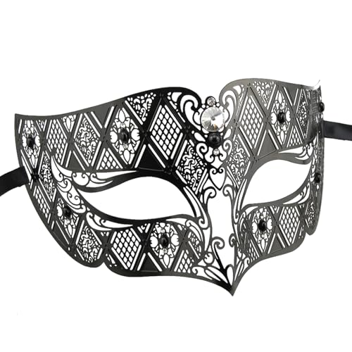 Image of Coddsmz Couples Venetian Masquerade Mask Set Luxury Style Princess Party Mask for Couples Women and Men Mardi Gras Masks