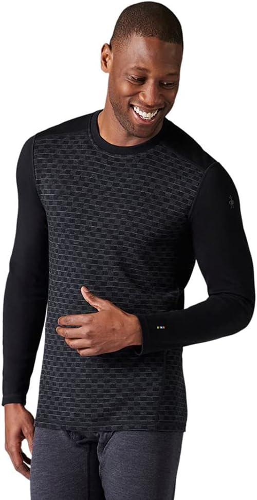 Smartwool Men's Merino 250 Pattern Crew Base Layer 100% Merino Wool