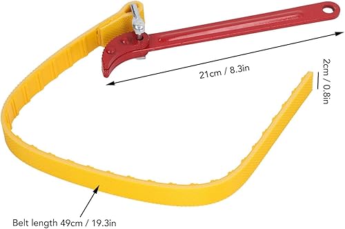 Miniatura 6 de Llave de correa Llave de filtro universal Llave de filtro de aceite Llave de filtro de aceite Llave de correa cambiable antideslizante para botella