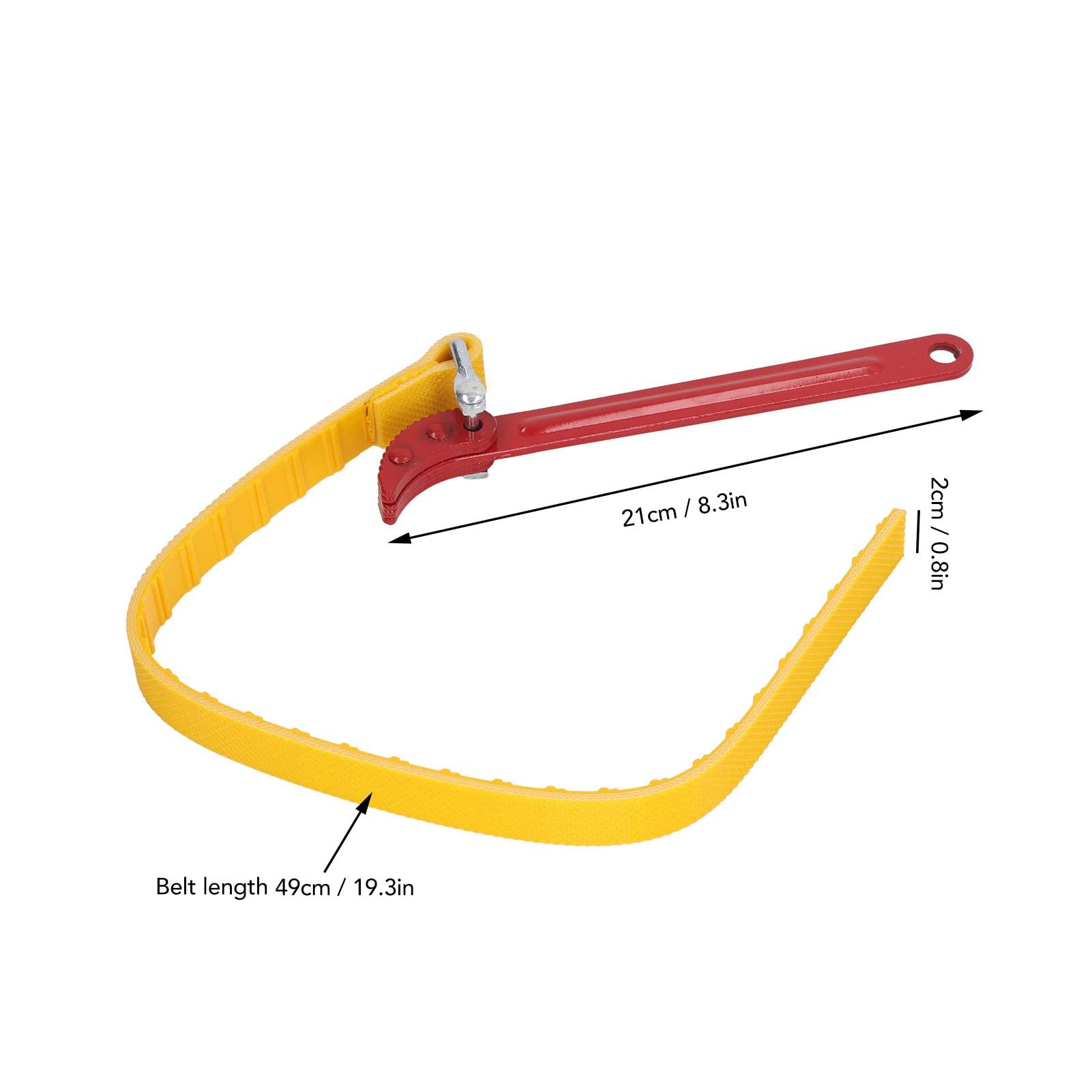 TOPINCN Strap Adjusted Wrenches ABS Leather Anti Skid Universal Filter Bottle Wrench for 10in 20in Filter Bottle Adjusted Pipe Wrench - Image 2