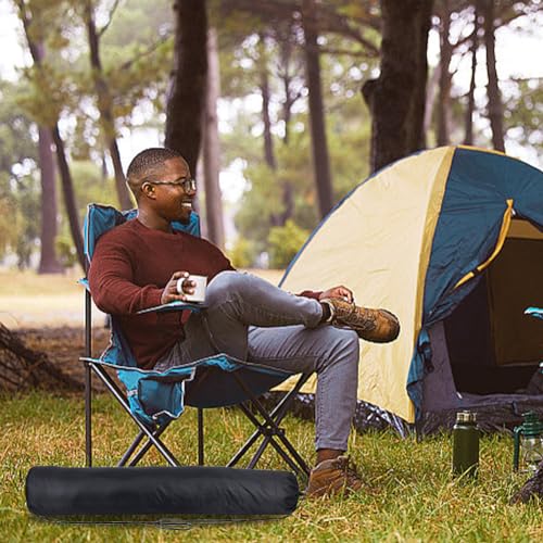 CRASPIRE 2Pcs Storage Drawstring Bags 11.73x44.88 inch Black Large Travel Bracket Bags Laundry Clothes Long Packaging Foldable Heavy Duty Organizer Polyester for Hiking Camping Home - Image 4