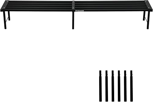 Soporte de metal para plantas, soporte de aluminio inoxidable para macetas, estantería de exhibición resistente para patio, balcón, jardín, sala de