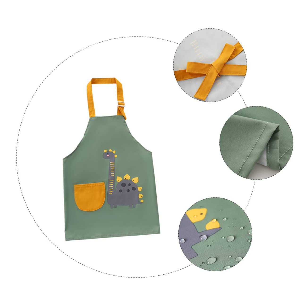 ABOOFAN 2 Pezzi Grembiule Per Bambini Tute Da Donna Pittura Cena Grembiule Da Cucina Grembiule Da Cucina Per Bambini Antiscivolo Tuta Per Grembiule Per Vernice Studente Retro
