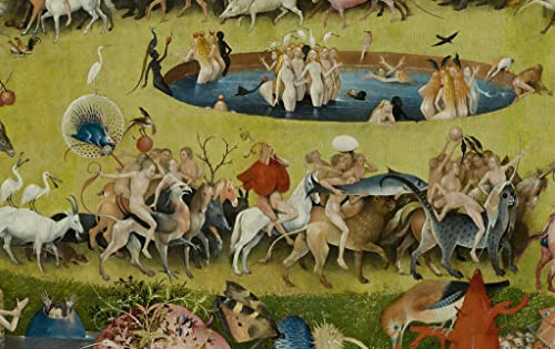 Tableaux sur toile déco moderne mur art grand format salon chambre Hieronymus Bosch