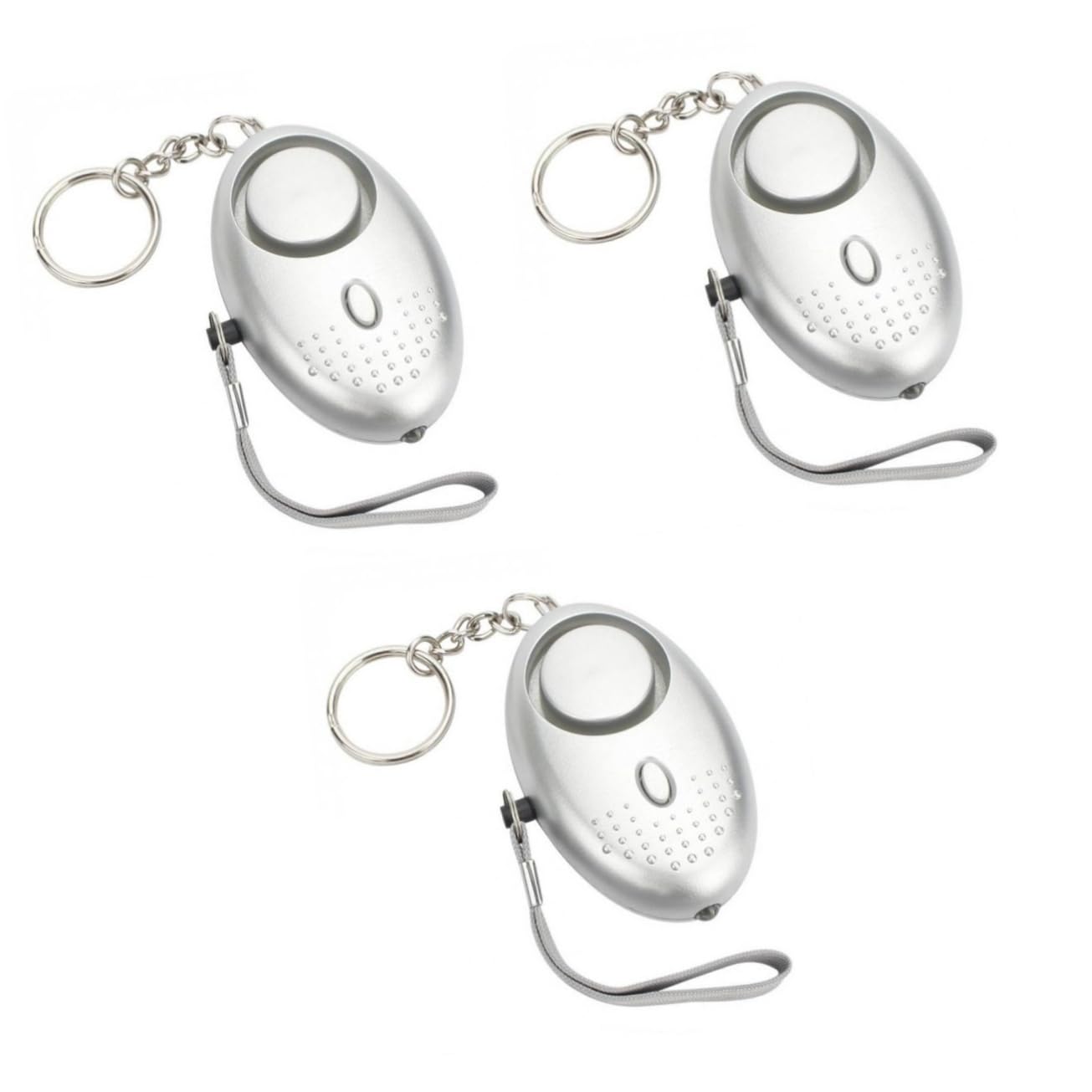 Hemobllo 6pièces Alarme De Sécurité Personnelle avec Lampe LED Alerte Urgence pour Femmes Garçon Fille Et Personnes Âgées Compact Et Pratique pour Joggers Et Travailleurs Solitaires