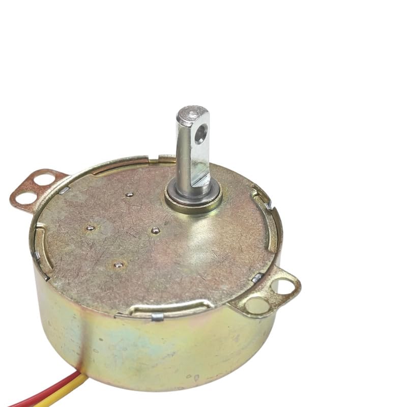 ERH India 220-240volts AC Synchronous D-Cut Shaft Auto Swing Motor with Pully 5/6 RPM 4 Watt For Incubator, Air Cooler, Robotics and Automation etc 3
