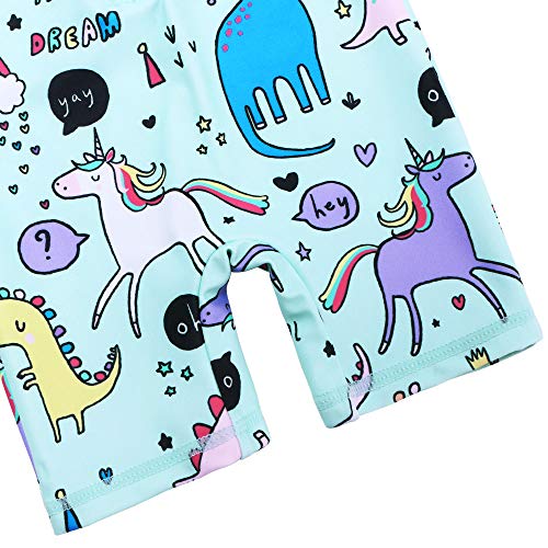 Image of XFGIRLS Baby Girls Swimsuit One Piece Long Sleeve Rash Guard Shirts Quick-Dry Bathing Suit 1M-6M