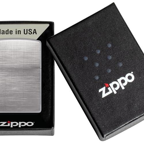 Encendedor Zippo Linen Weave Plateado miniatura 5