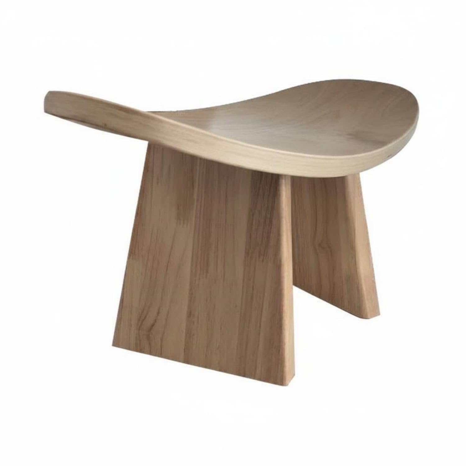 Ergonomic Meditation Bench Natural Materials Solid Wood Kneeling Bench Stable Support Portable Meditation Stool for Meditators, Beginners, Natural S 42x21x18-image-23