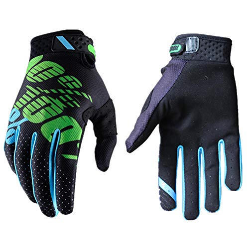 Guantes Moto MTB Impermeables Para Bicicleta Montaña Invierno   Equipación Ciclismo Hombre Enduro Para Ciclismo Deportivo   Verde, Grande