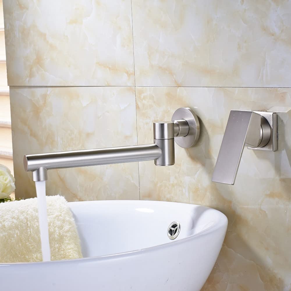Mitigeur nouveau en nickel brossé avec cartouche céramique pour évier de cuisine