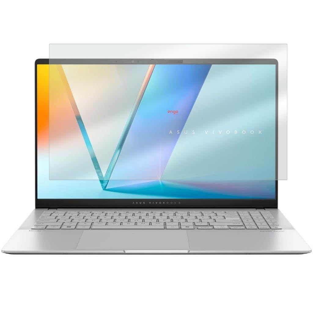 Engo Asus Vivobook S15 Oled 15.6 İnç İle Uyumlu Mat Ekran Koruyucu Notebook, Yansıma Ve Parlama Önleyici Parmak İzi Bırakmayan Laptop Koruma, 9H Temperli Kırılmaz Esnek Nano Cam