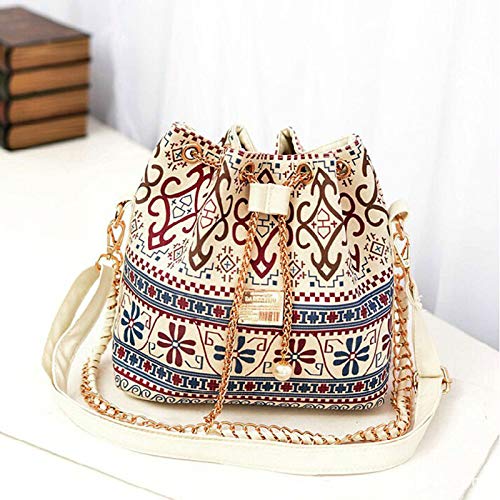 Shoze Women's Bucket Crossbody Bags Shoulder Tote Handbag Adjustable Strap Drawstring Casual Messenger Satchel Bag Purse for Ladies Girls Style 1