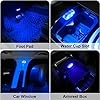 4Pcs Car LED Lights Interior Wireless, 7 Colors Interior Car Lights with 6 Bright LED Lamp Beads, Portable USB Rechargeable Car Interior Led Night Light for Car Decor #4