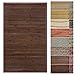 Produktbild Floordirekt Bambusteppich Bambusmatte mit Stoffrahmen | Natur Design in vielen Farben & Größen (150 x 200 cm, Oak)