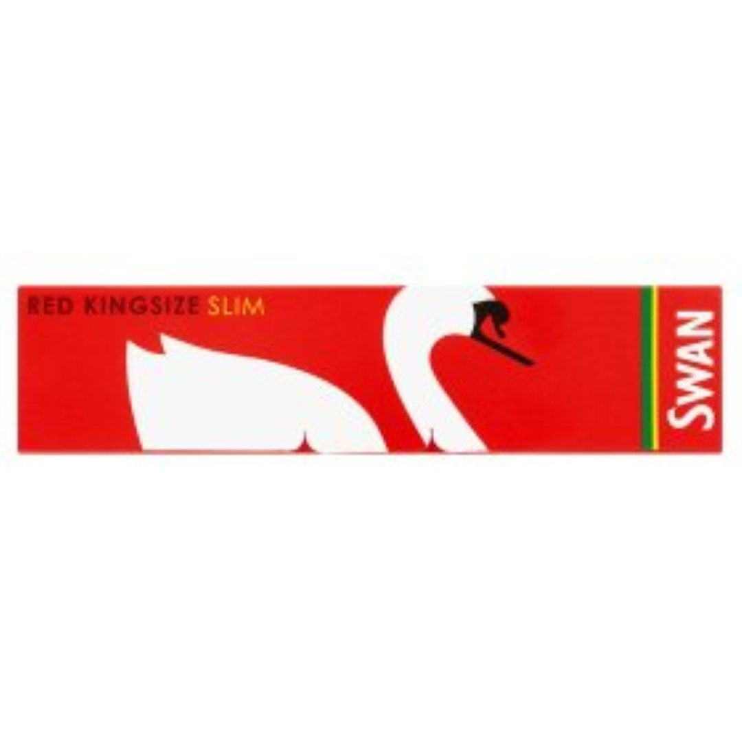 SwanRed King Size Cigarette Rolling Papers - 10 Booklets by Trendz
