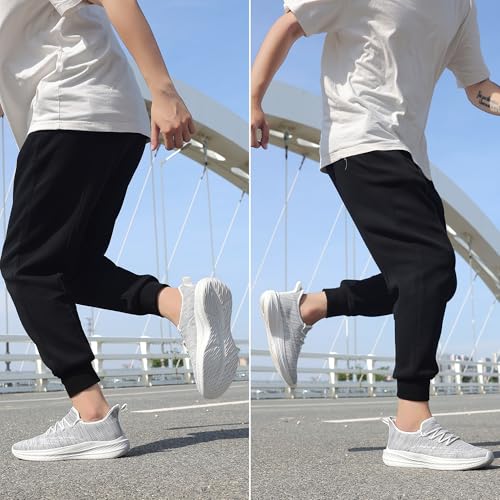 Image of VAMJAM Men's Running Shoes Slip On Walking Shoes Non Slip Lightweight Workout Breathable Gym Sneakers Fashion Mesh Sneakers