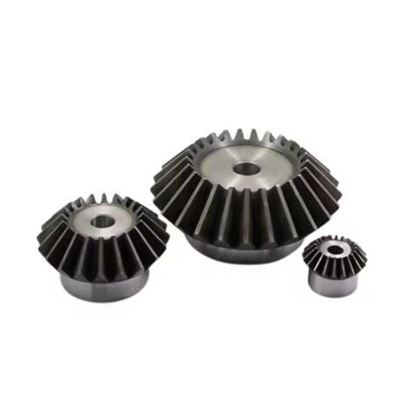 Kegelrad 4M 15T, 15 mm Bohrung, 45# Kohlenstoffstahl, rechtwinkliges Kegelrad 90°, 1:1-Übersetzung, 2er-Pack