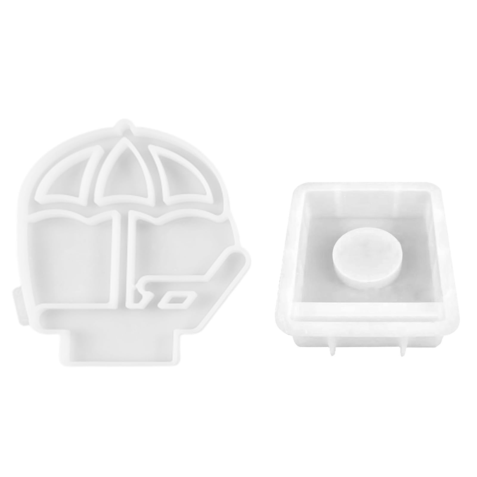 Buxuaaaa Chair Parasol Candlesticks Silicone Molds Plasters Castings Molds Holder for Holder Making Castings Beach Chair Parasol Candlesticks Silicone