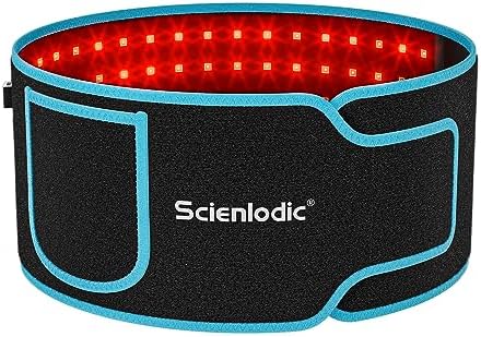Scienlodic Red Light Therapy Belt Infrared Light Therapy for Body - Red Light Therapy Device with Timer for Relaxing Muscle - 660nm&850nm