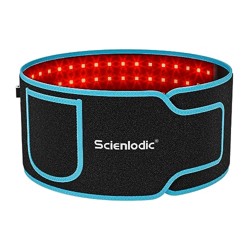 Scienlodic Red Light Therapy Belt Infrared Light Therapy For Body - Red Light Therapy Device With Timer For Relaxing Muscle - 660Nm&850Nm #TOP2