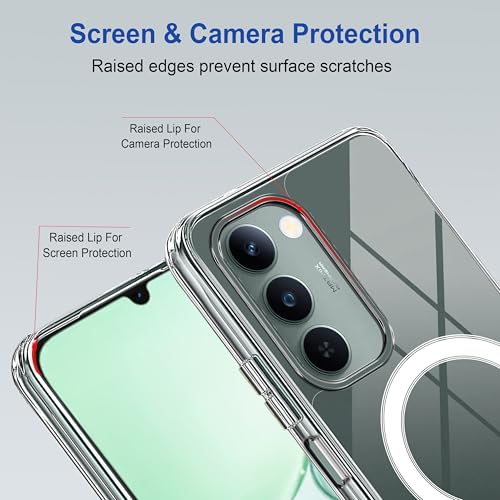 Image of amazon basics Back Case Cover for Realme P4 Lite 5G | Scratch-Resistant Back Cover | Clear