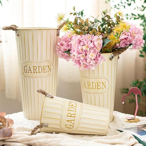 Vase en fleurs séchées beige rétro pour une ambiance douce de bureau - 6
