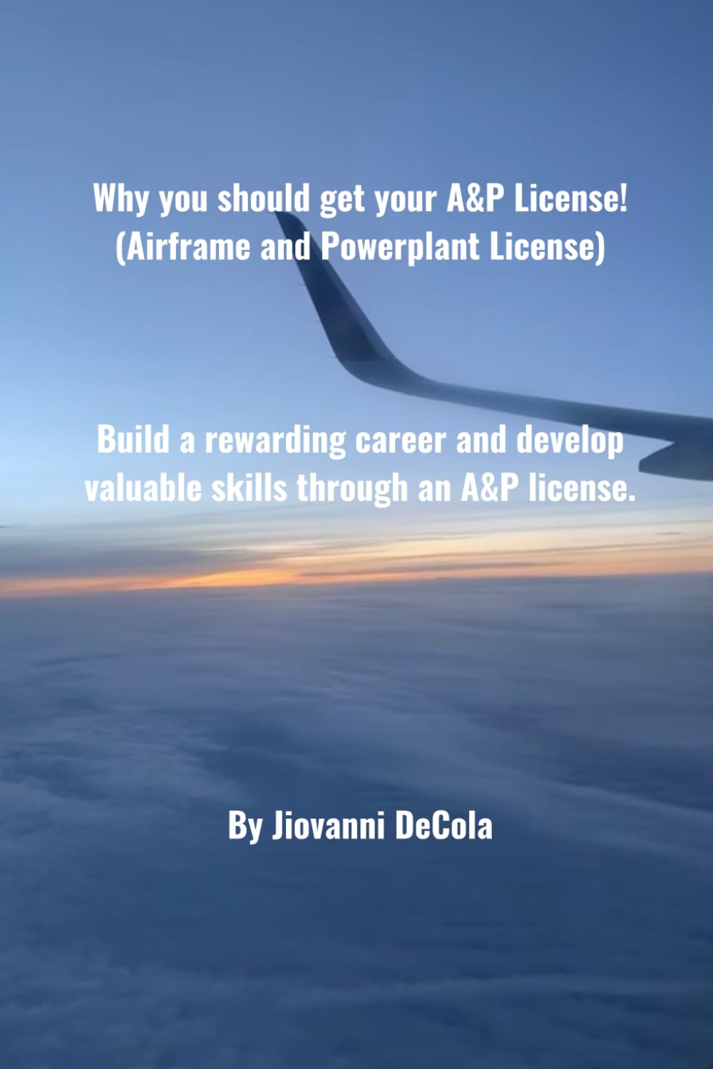 Why you should get your A&P!: Change your life forever by acquiring new skills everyday for a good wage.