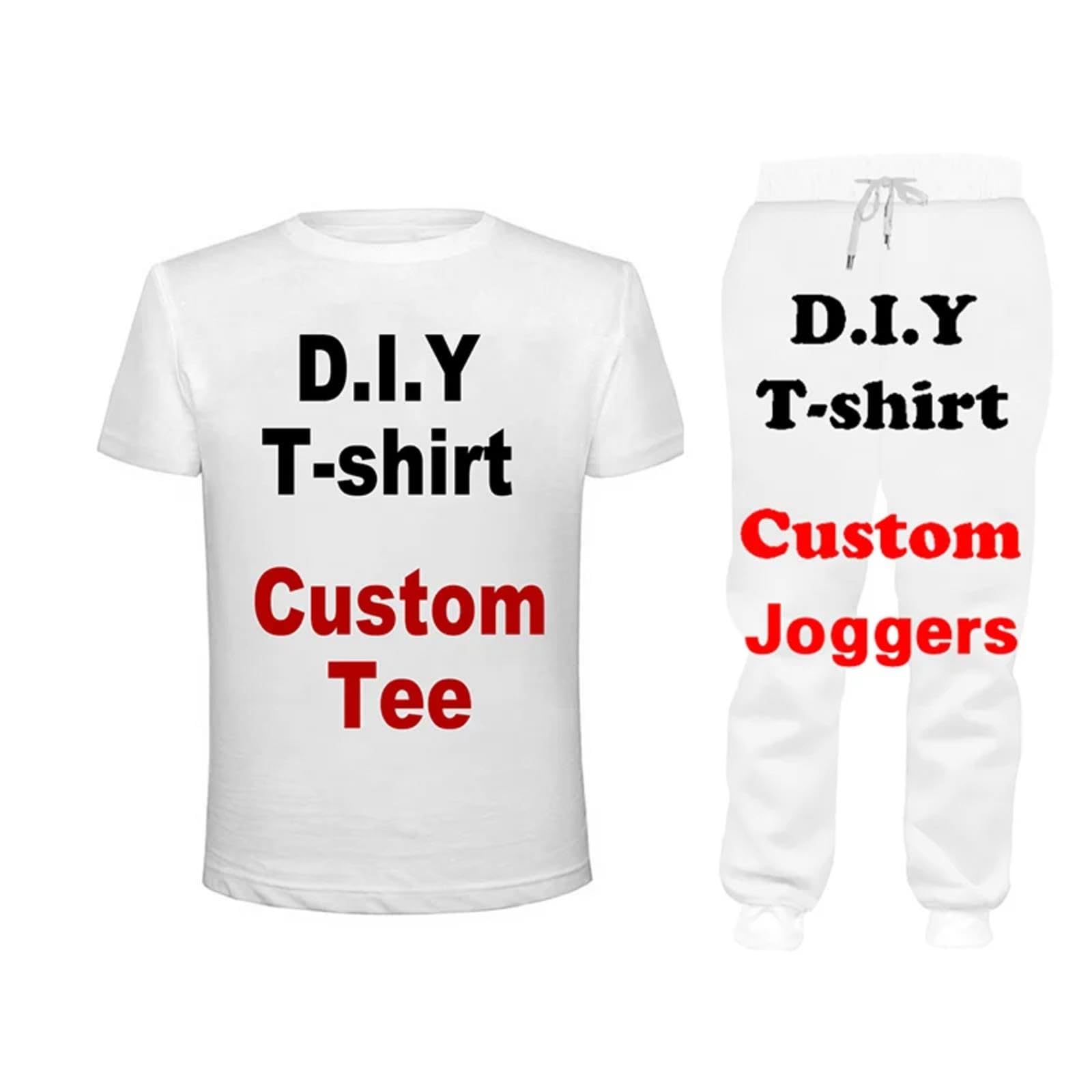 Set Personalizzato da 2 Pezzi Vernice 3D Personalizzata Coppia Top e Pantaloncini T-Shirt da Uomo e Set con Cappuccio con Tuta da Jogging per Un Look Elegante