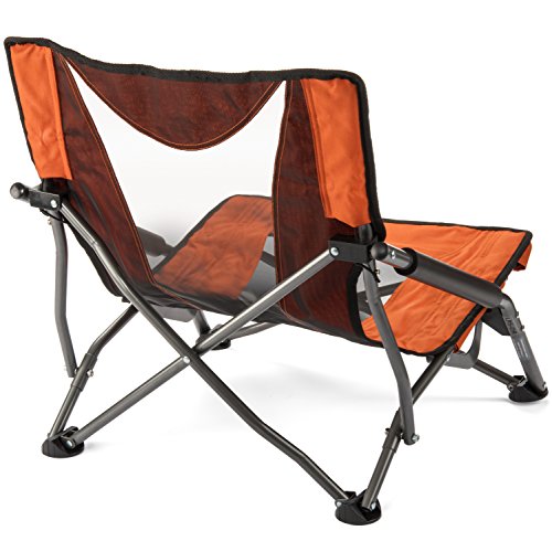 $35.70: Cascade Mountain Tech Low Profile Camping Chair, Orange - image 8